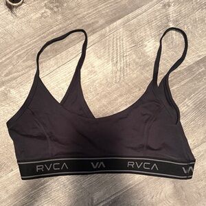 RVCA Black Women's Low Impact Sports Bra